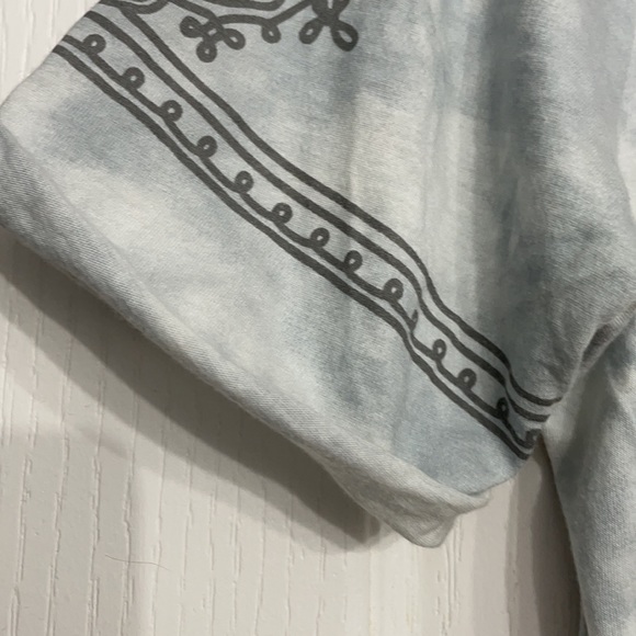 CAbi Gray Marbled Crest Cotton T-Shirt Size Medium - Picture 6 of 7